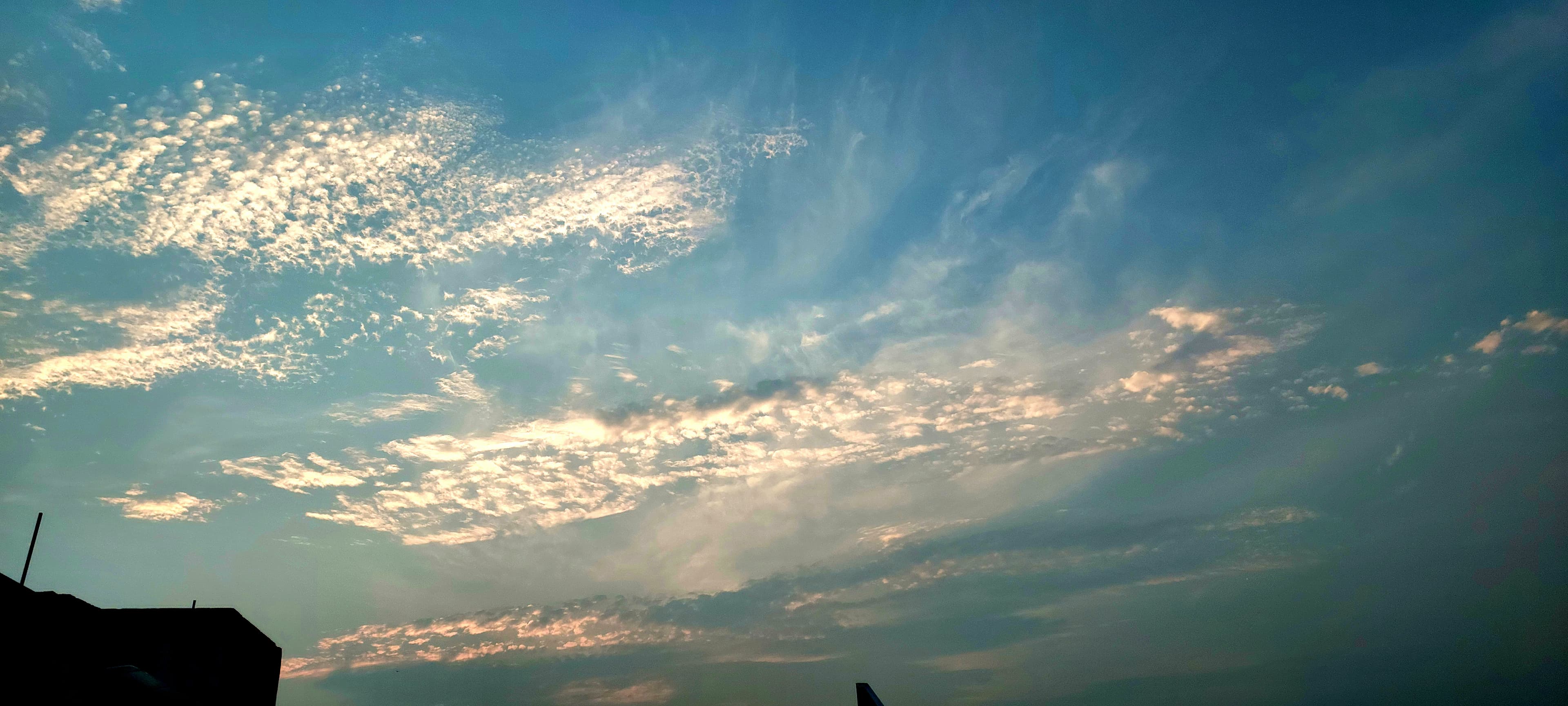 Dramatic sky with scattered clouds at dawn — cleaner skies ahead for 270 million people